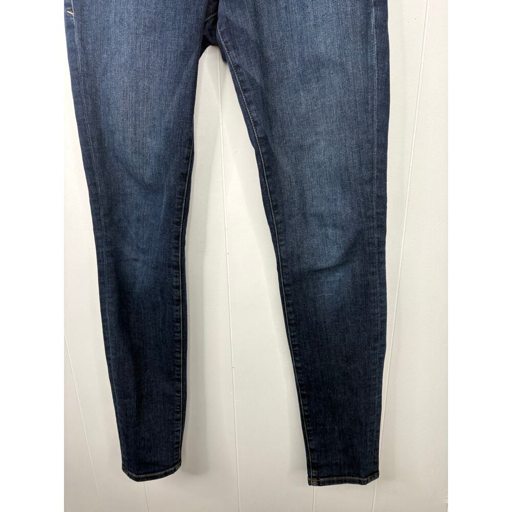 Good American Good Legs Skinny Jeans Size 8 Blue Mid Rise Tummy Technology - Picture 6 of 9